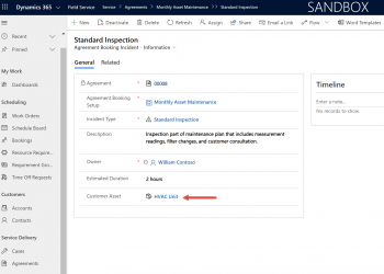 Dynamics 365 Field Service